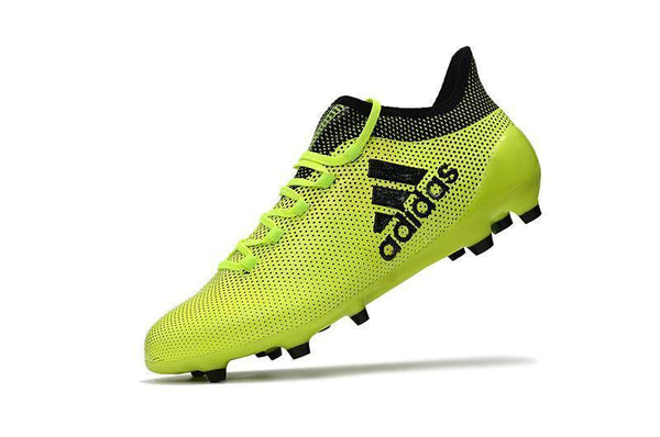 New Adidas X 17.1 FG Soccer Cleats Shoes Green Black
