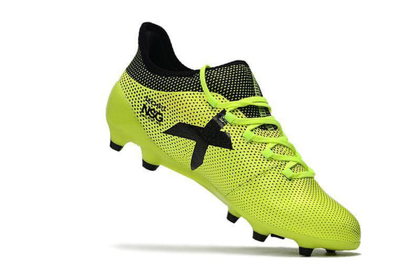 New Adidas X 17.1 FG Soccer Cleats Shoes Green Black