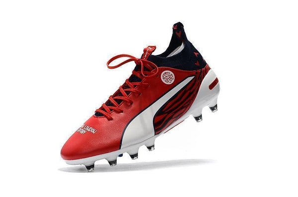 PUMA evoTOUCH Pro FG Soccer Cleats Red White Blue Black