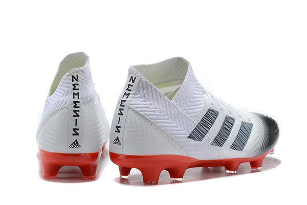 adidas Nemeziz 18.1 FG White Black Red - SocSports