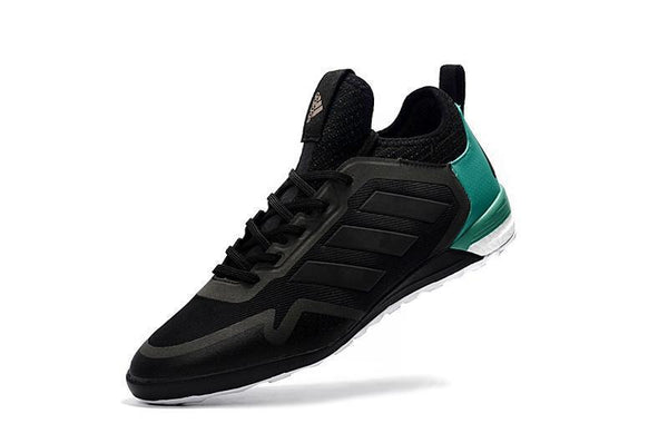 Adidas ACE TF Soccer Cleats Shoes Black Green White