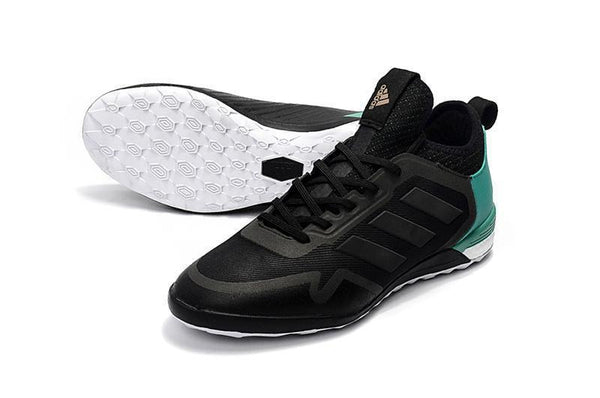 Adidas ACE TF Soccer Cleats Shoes Black Green White