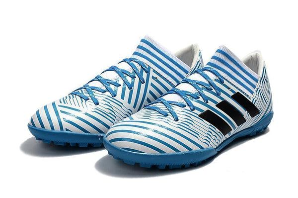 New Adidas Nemeziz Series TF Soccer Cleats Shoes Blue White Black