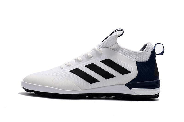 Adidas ACE TF Soccer Cleats Shoes White Blue Black