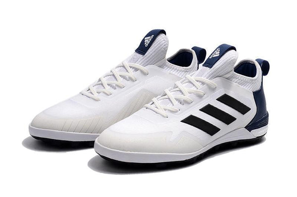 Adidas ACE TF Soccer Cleats Shoes White Blue Black