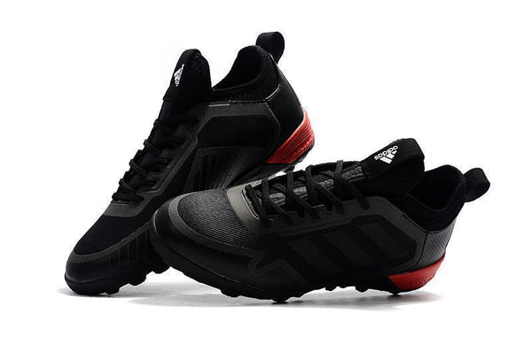 Adidas ACE TF Grass Soccer Cleats Shoes Black Red