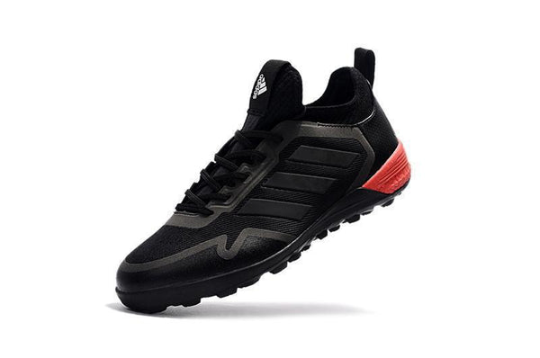 Adidas ACE TF Grass Soccer Cleats Shoes Black Red