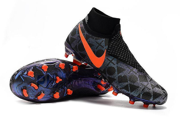 Nike Phantom Vision Elite DF FG Black Orange - SocSports
