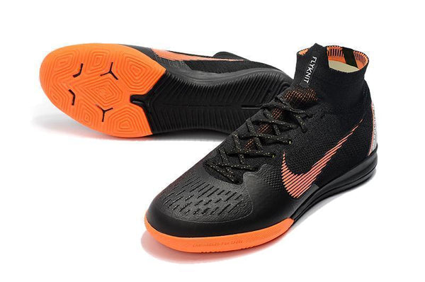 Nike MercurialX Superfly 360 Elite IC Soccer Cleats Black Orange - SocSports