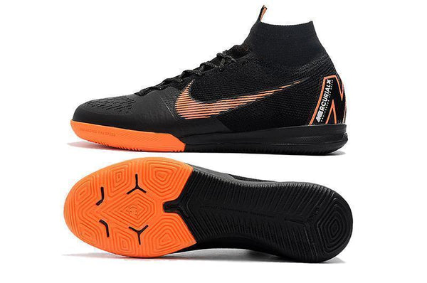 Nike MercurialX Superfly 360 Elite IC Soccer Cleats Black Orange - SocSports