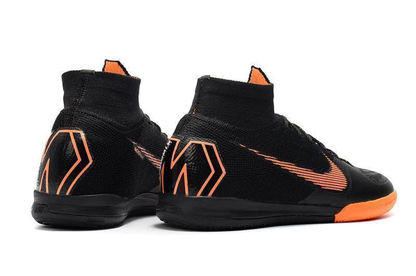 Nike MercurialX Superfly 360 Elite IC Soccer Cleats Black Orange - SocSports