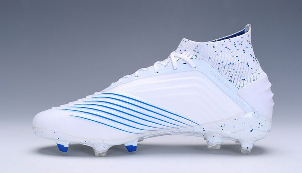 Adidas Predator 19.1 FG White Blue - SocSports