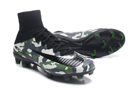 Nike Mercurial Superfly V FG Soccer Cleats Military Camouflage Green - SocSports