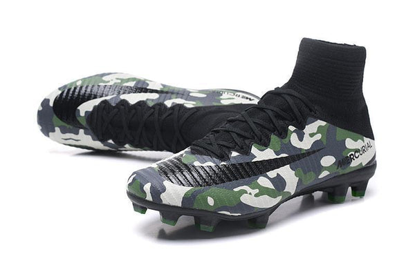 Nike Mercurial Superfly V FG Soccer Cleats Military Camouflage Green - SocSports