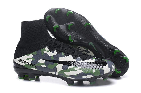 Nike Mercurial Superfly V FG Soccer Cleats Military Camouflage Green - SocSports