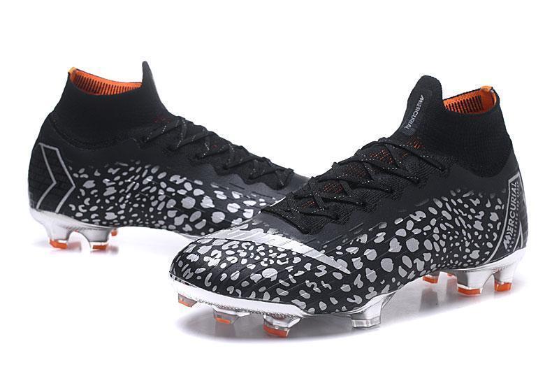 Nike Mercurial Superfly VI Elit FG Black White Leopard High Cut - SocSports