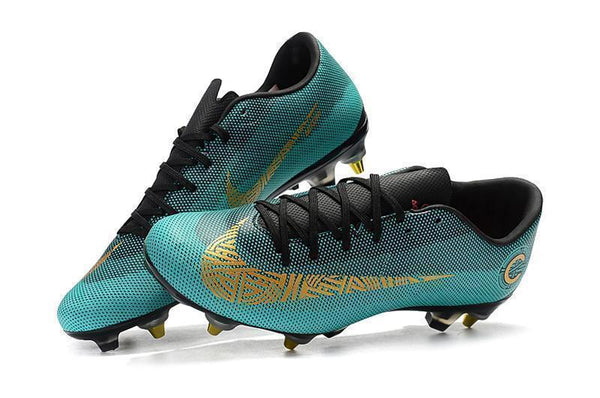 Nike Mercurial Vapor XII PRO SG Blue Gold - SocSports