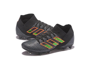 adidas Nemeziz 18.1 FG Black Orange Green - SocSports