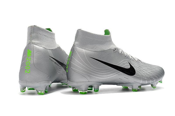 Nike Mercurial Superfly VI 360 Elite FG Soccer Cleats Silver Black - SocSports