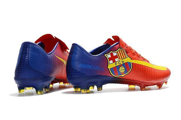 Nike Mercurial Vapor XI Barcelona FG Soccer Cleats Red Blue Yellow - SocSports