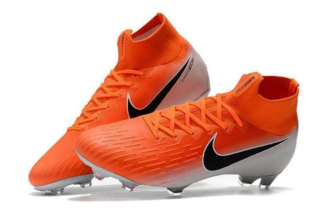 NIKE Mercurial Superfly VI 360 Elite FG Silver Orange - SocSports