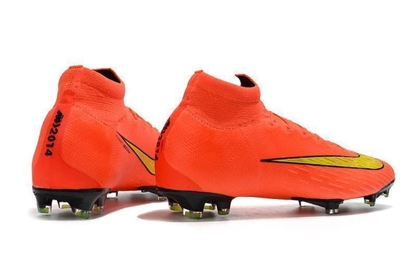 NIKE Mercurial Superfly VI 360 Elite FG Orange Yellow - SocSports