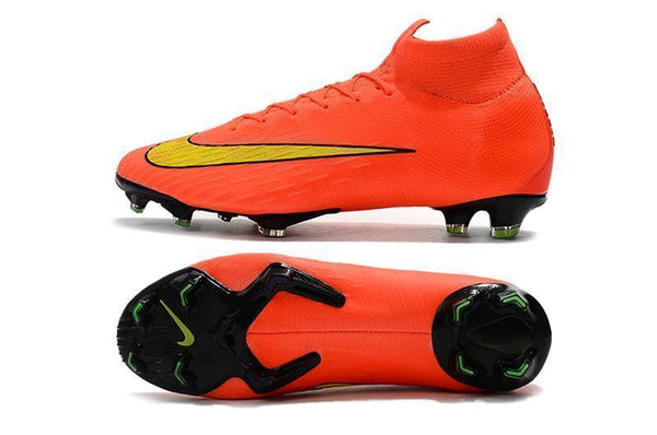 NIKE Mercurial Superfly VI 360 Elite FG Orange Yellow - SocSports