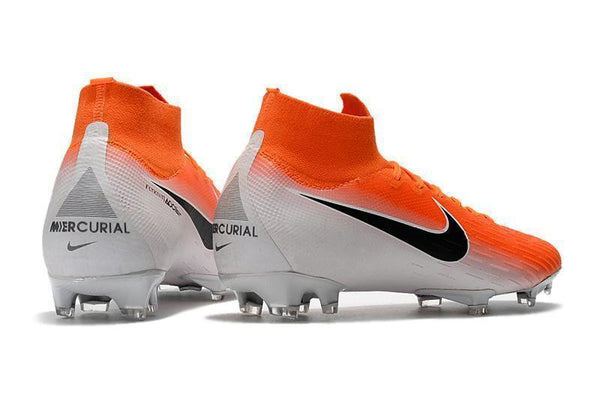 NIKE Mercurial Superfly VI 360 Elite FG Silver Orange - SocSports