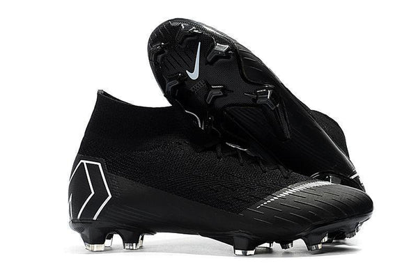 NIKE Mercurial Superfly VI 360 Elite FG Black White - SocSports