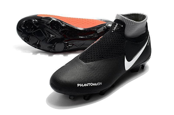 Nike Phantom Vision Elite DF FG Black Orange White - SocSports