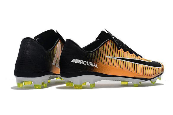 Nike Mercurial Vapor XI FG Soccer Cleats Yellow Black - SocSports