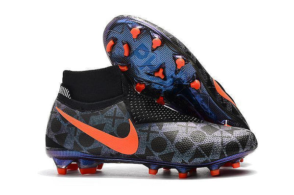 Nike Phantom Vision Elite DF FG Black Orange - SocSports