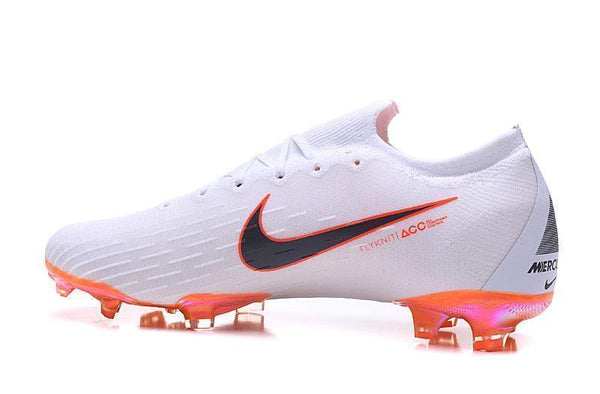 Nike Mercurial Vapor XII Elite FG whitemetal greyorange - SocSports