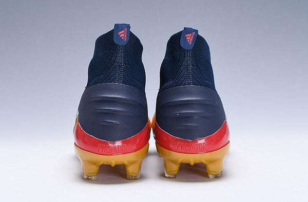 Adidas Predator 19.1 FG Orange Blue no Lace - SocSports