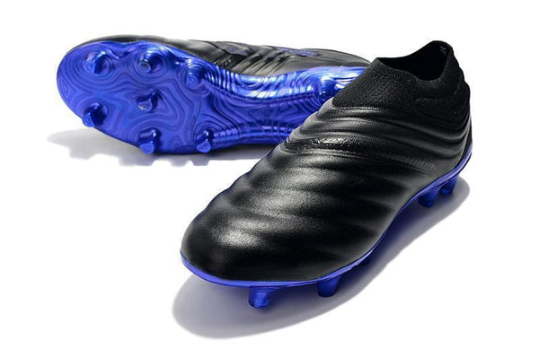 Adidas Copa 19+ FG Black Blue Studs - SocSports