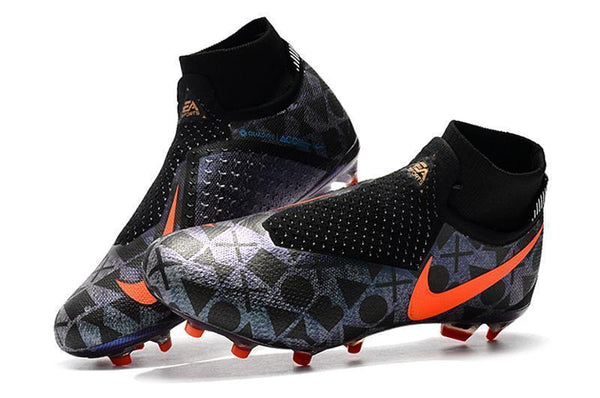 Nike Phantom Vision Elite DF FG Black Orange - SocSports