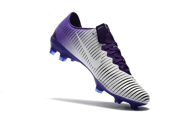 Nike Mercurial Vapor XI Real Madrid FG Soccer Cleats White Purple - SocSports