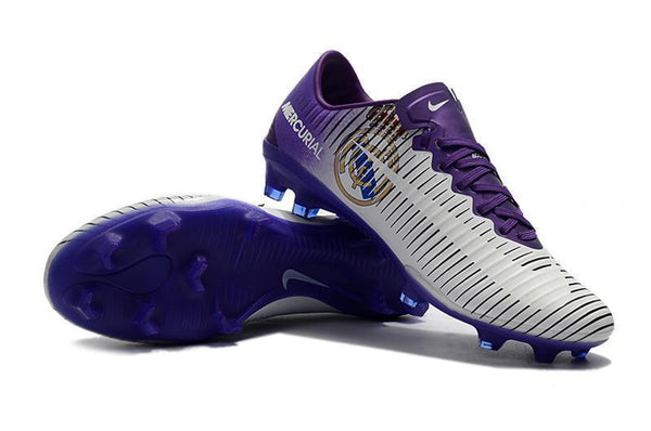 Nike Mercurial Vapor XI Real Madrid FG Soccer Cleats White Purple - SocSports
