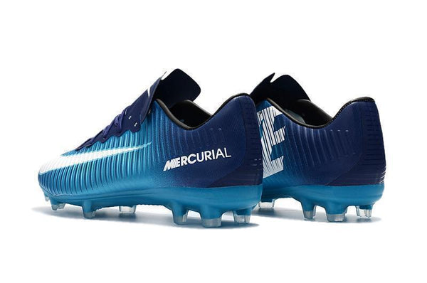 Nike Mercurial Vapor XI FG Soccer Cleats Ice Blue White Black - SocSports
