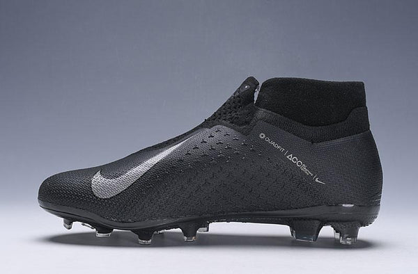 Nike Phantom VSN Elite DF FG Black SIlver - SocSports