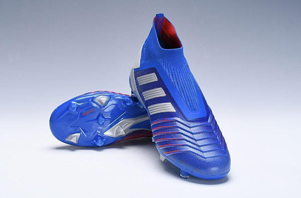Adidas Predator 19.1 FG Blue Red Without Laces - SocSports