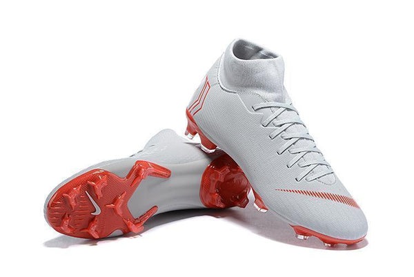 NIKE Mercurial Superfly VI 360 Elite FG Grey Red - SocSports
