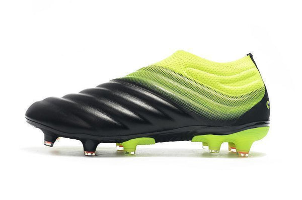 Adidas Copa 19+ FG Black Yellow Green - SocSports