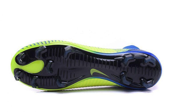 Nike Mercurial Superfly V FG Soccer Cleats Green Blue Black - SocSports