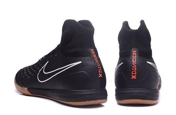 Nike MagistaX Proximo II IC Soccer Shoes Black White Orange - SocSports