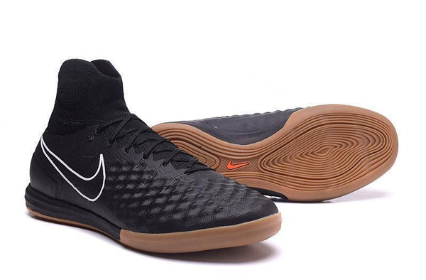 Nike MagistaX Proximo II IC Soccer Shoes Black White Orange - SocSports
