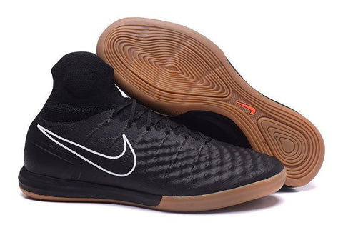 Nike MagistaX Proximo II IC Soccer Shoes Black White Orange - SocSports