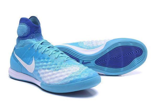 Nike MagistaX Proximo II IC Soccer Shoes Volt Blue White - SocSports