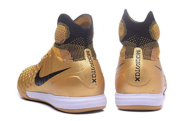 Nike MagistaX Proximo II IC Soccer Shoes Gold Black - SocSports