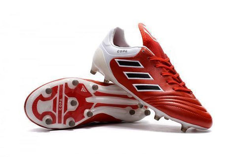 Adidas Copa 17.1 FG Soccer Cleats Red Core Black White - SocSports